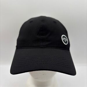 Callaway by Ponyflo Women's High Tail Cap Black Adjustable Golf Hat OSFM